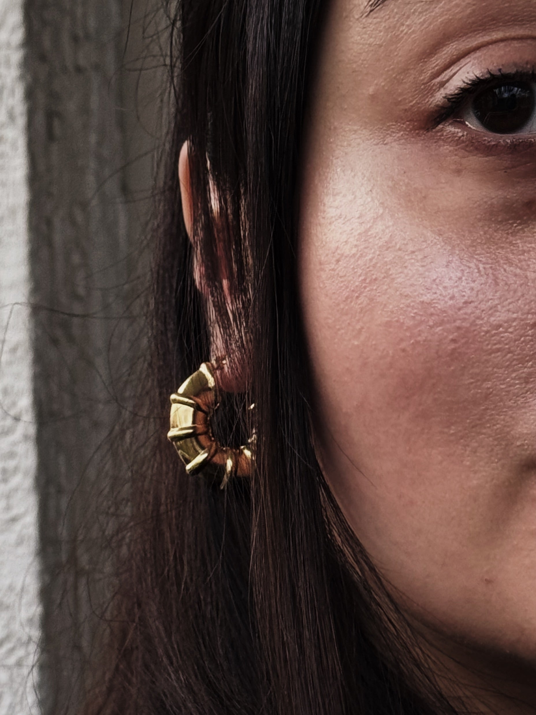 Chunky Statement Creolen – 18K vergoldet aus Edelstahl