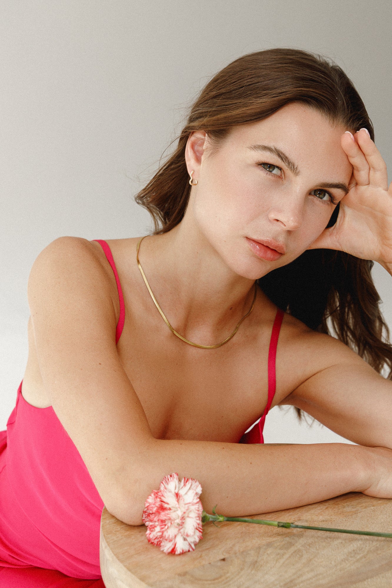 Klassische flache Schlangenkette – Edelstahl 18K vergoldet