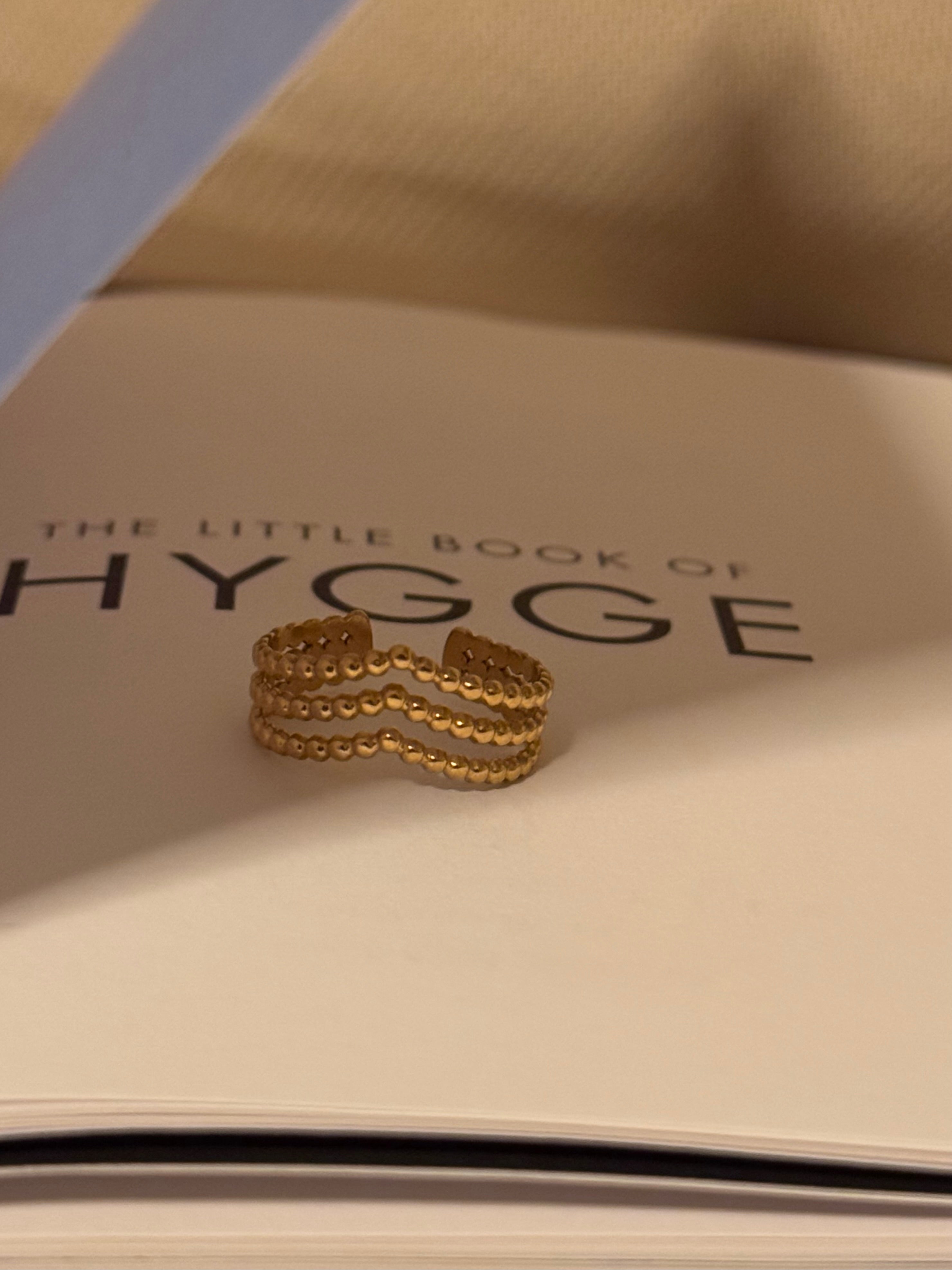Minimalistischer Pfeil-Statement-Ring – 18K vergoldet aus Edelstahl