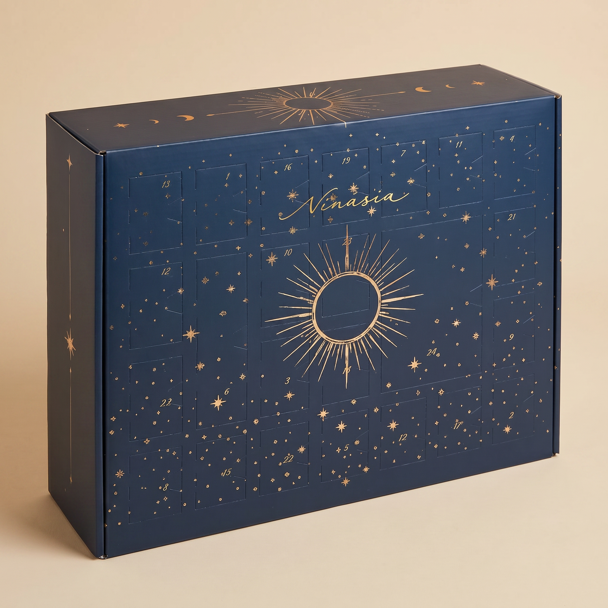 COMING SOON | NINASIA Schmuck Adventskalender 2026 | Limited Edition mit 18K vergoldetem Edelstahl, vergoldetem Silber und Schmuck-Etui