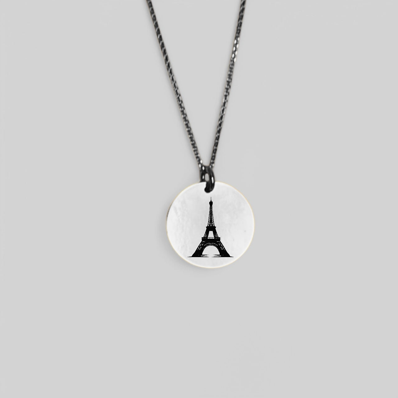Heimat Schmuck – Eiffelturm Anhänger – Pariser Symbol & Zeichen der Verbundenheit mit Frankreich – 925 Silber & 18K Vergoldet