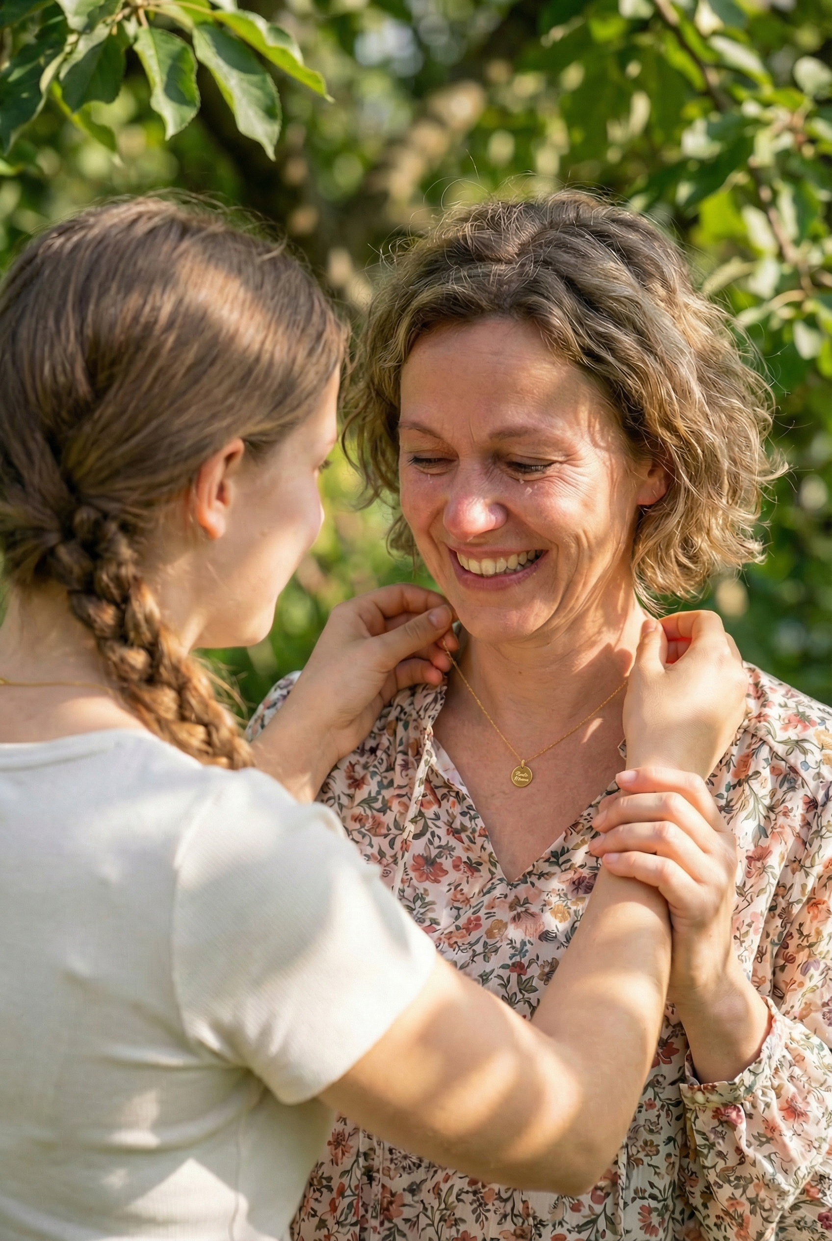 Beste Mama Kette mit Diamantengravur - aus 925 Silber oder vergoldet - Geschenk zum Muttertag - NINASIA