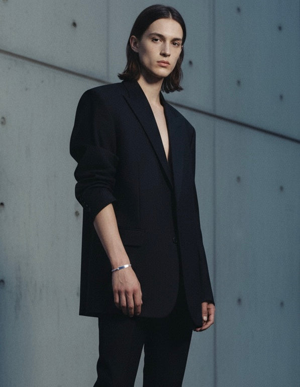 Personalisierbares ID-Armband aus 925 Silber | Unisex | Herren - NINASIA