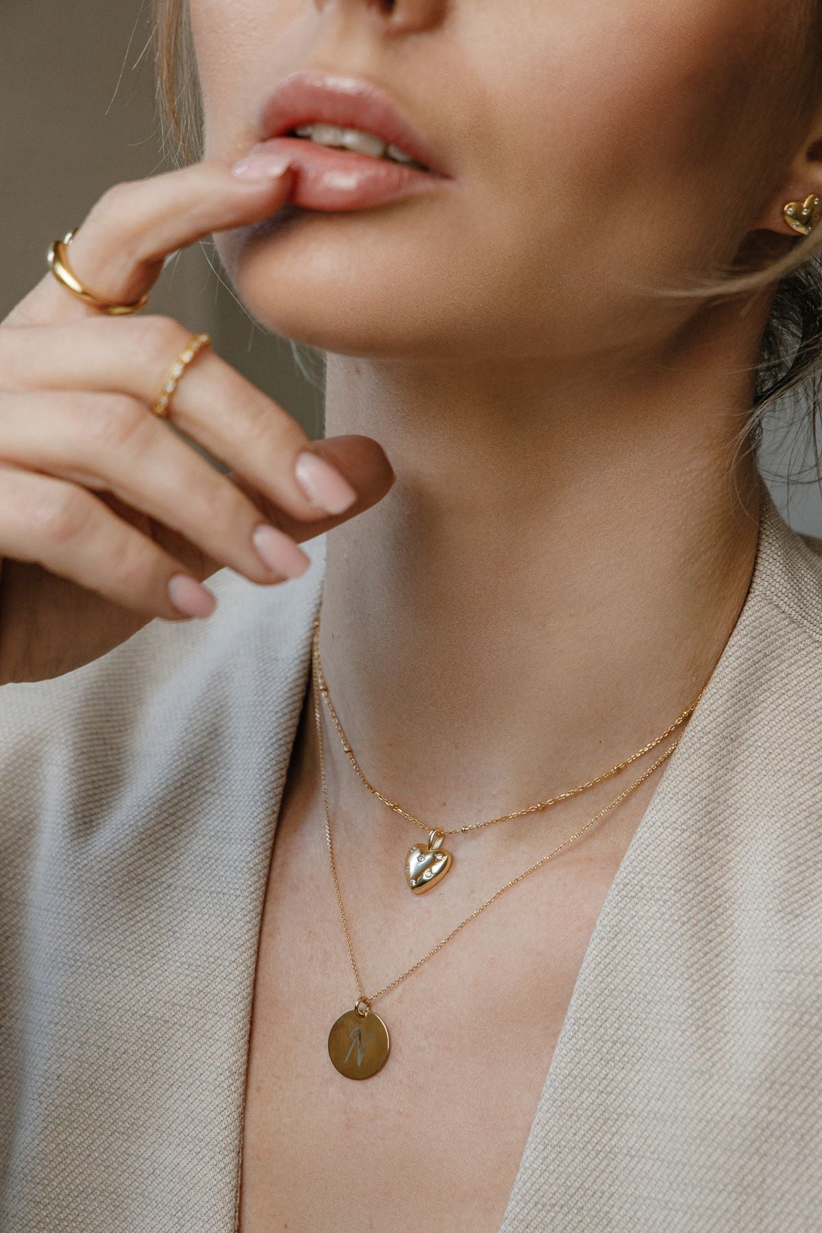 Zirconia Glow – elegant ring made of 925 silver 18K gold-plated