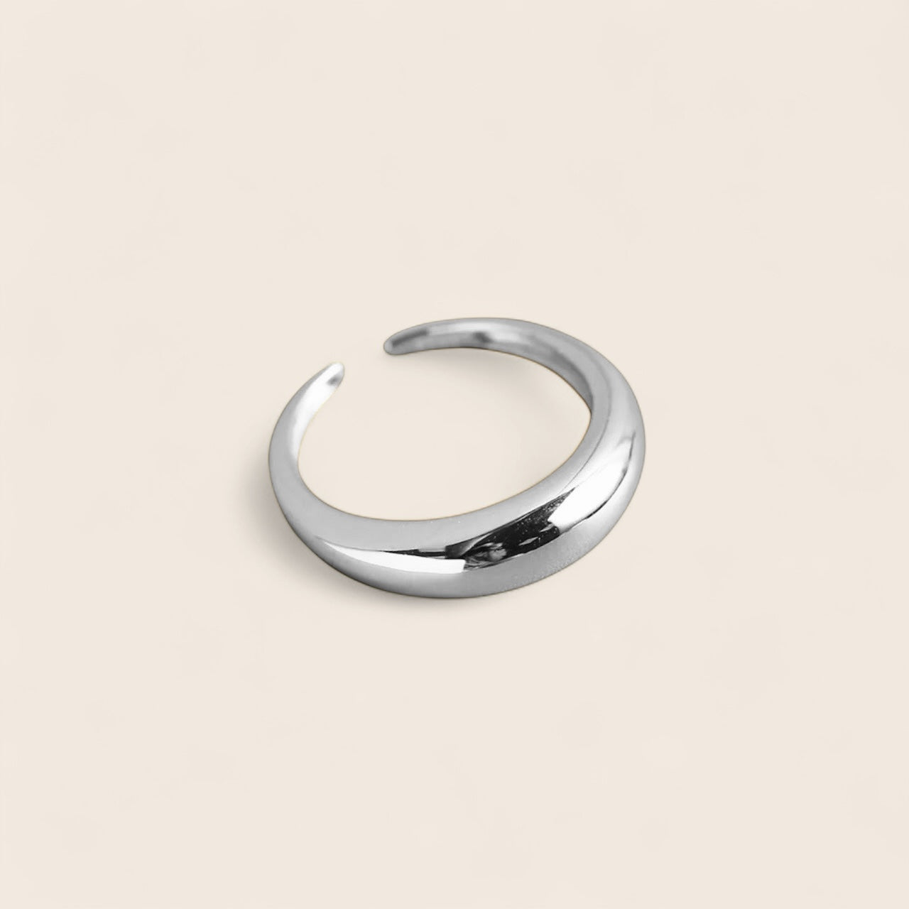 Minimalistischer Klassischer Ring – aus 925er Silber 14K vergoldet