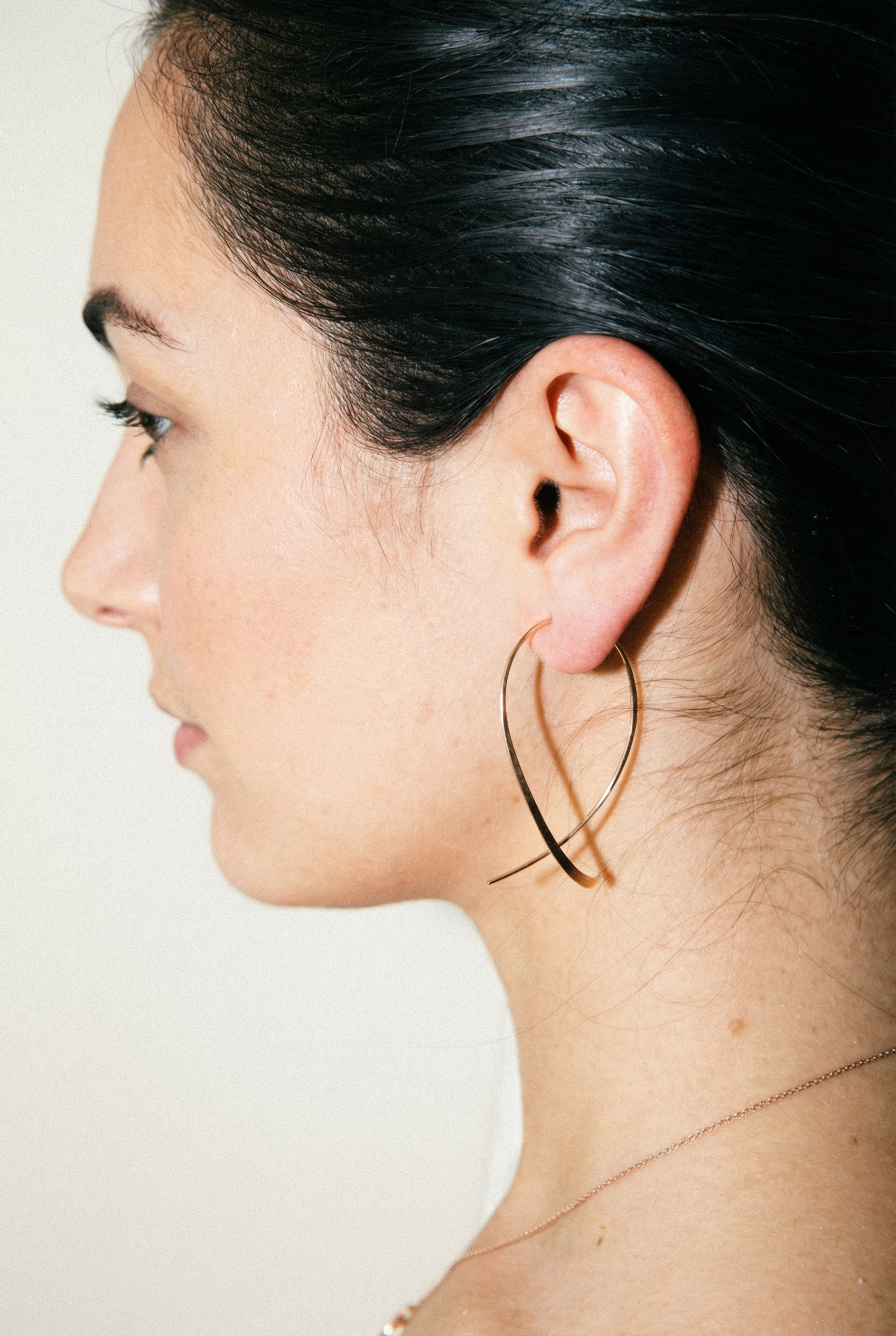 Essential Organic Flow Ohrhänger aus 925 Sterling Silber oder vergoldet - NINASIA