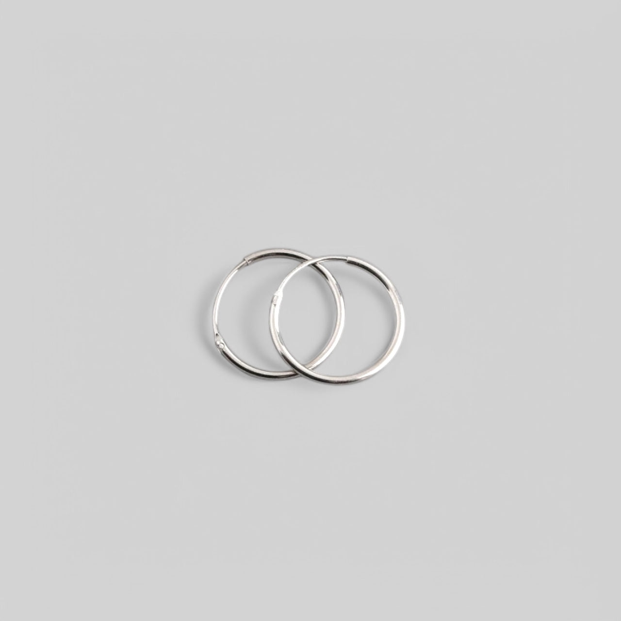 Mini Creolen 12mm Ohrringe aus 925 Silber