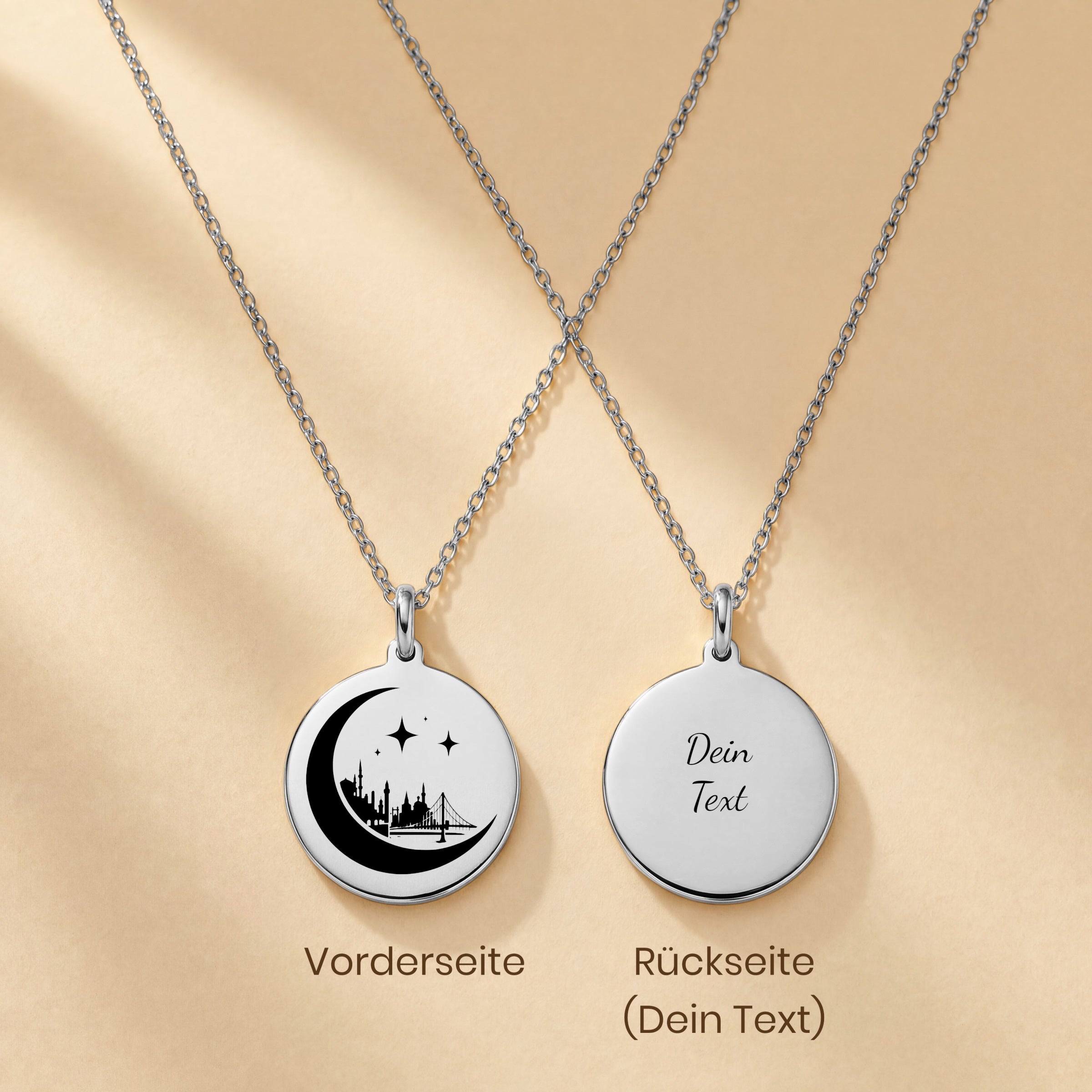Homeland Jewelry Turkey - Bosphorus Bridge with Crescent & Star Engraving