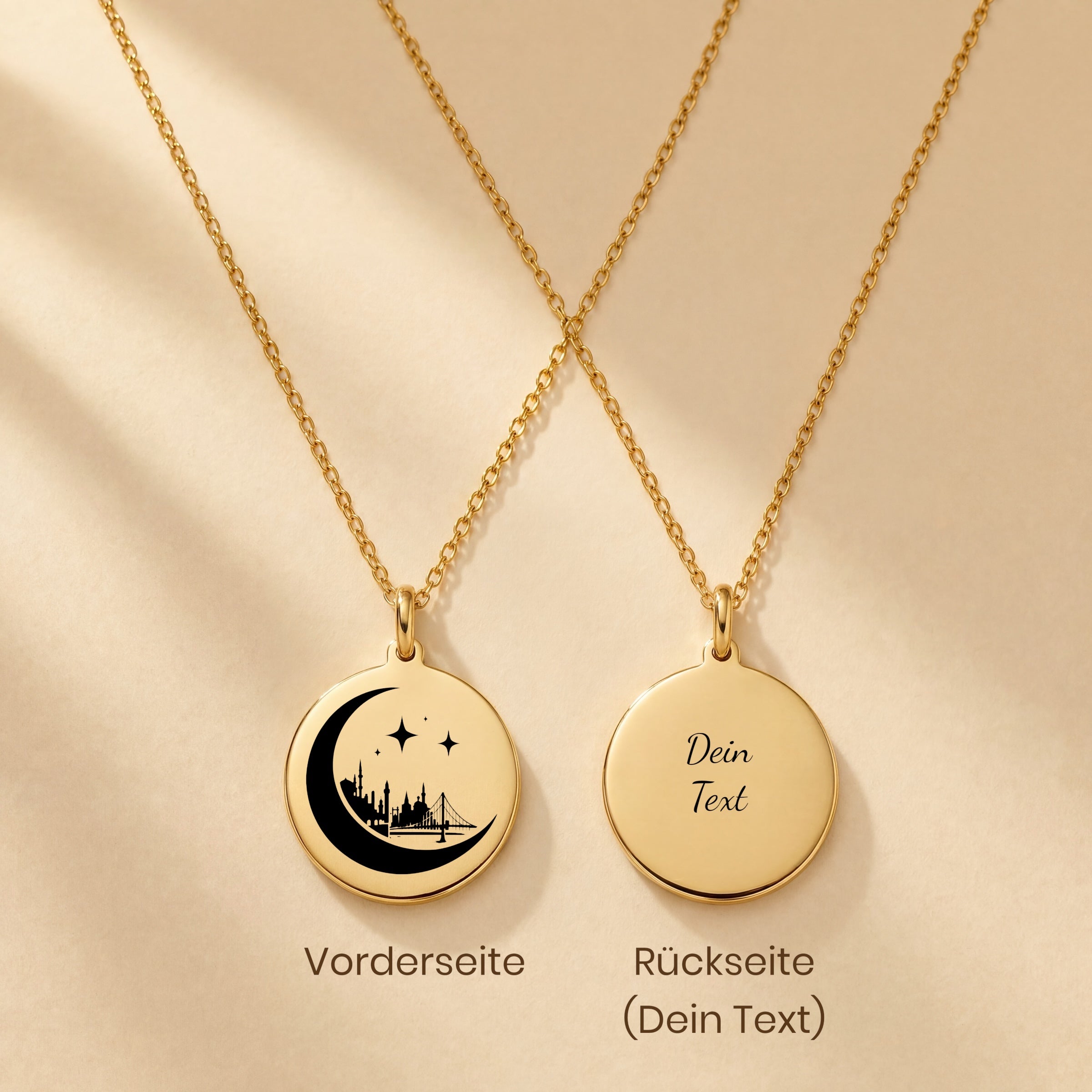 Homeland Jewelry Turkey - Bosphorus Bridge with Crescent & Star Engraving