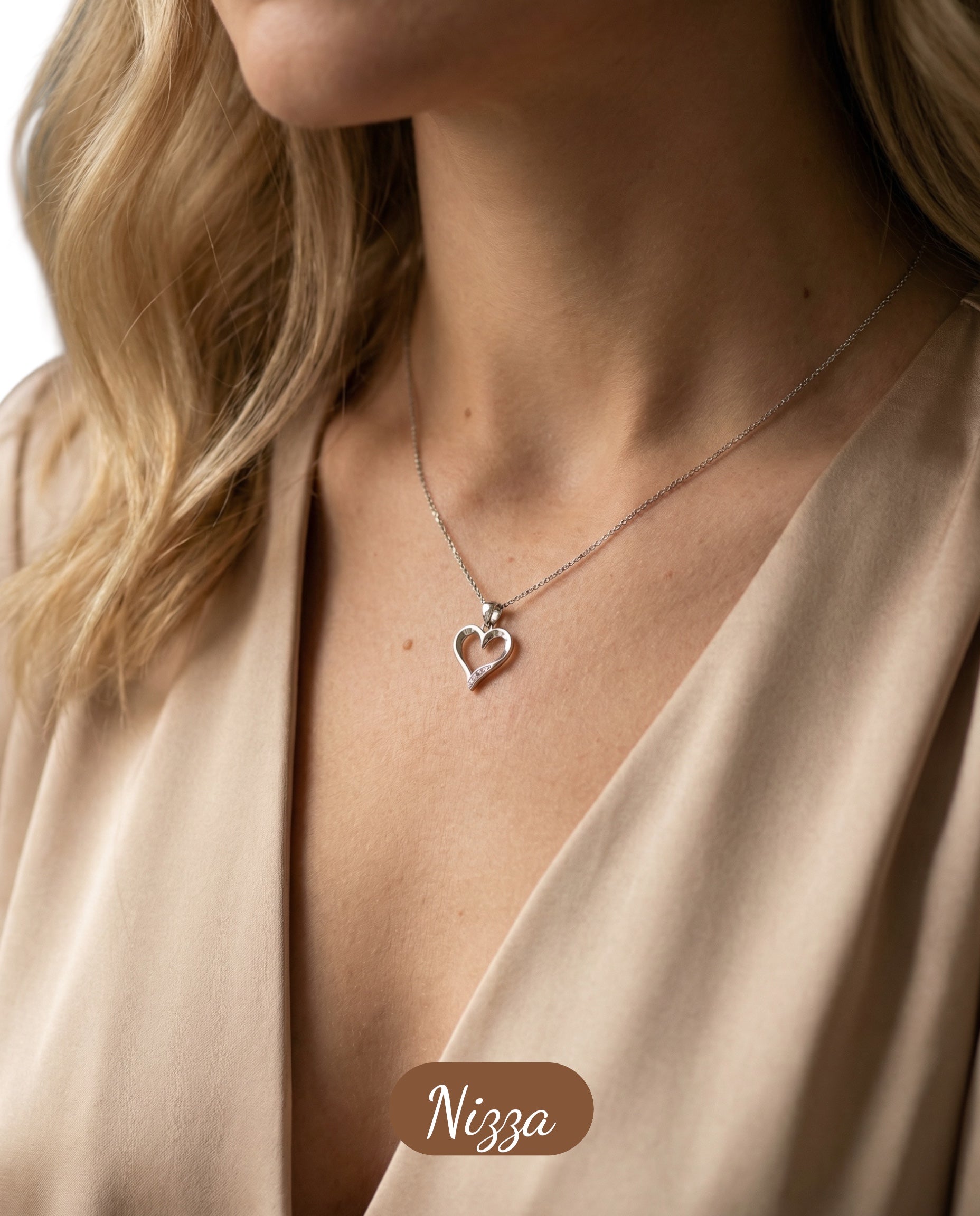 Twelve Hearts – Herz-Halskette aus 925 Silber (12 Designs zur Auswahl)