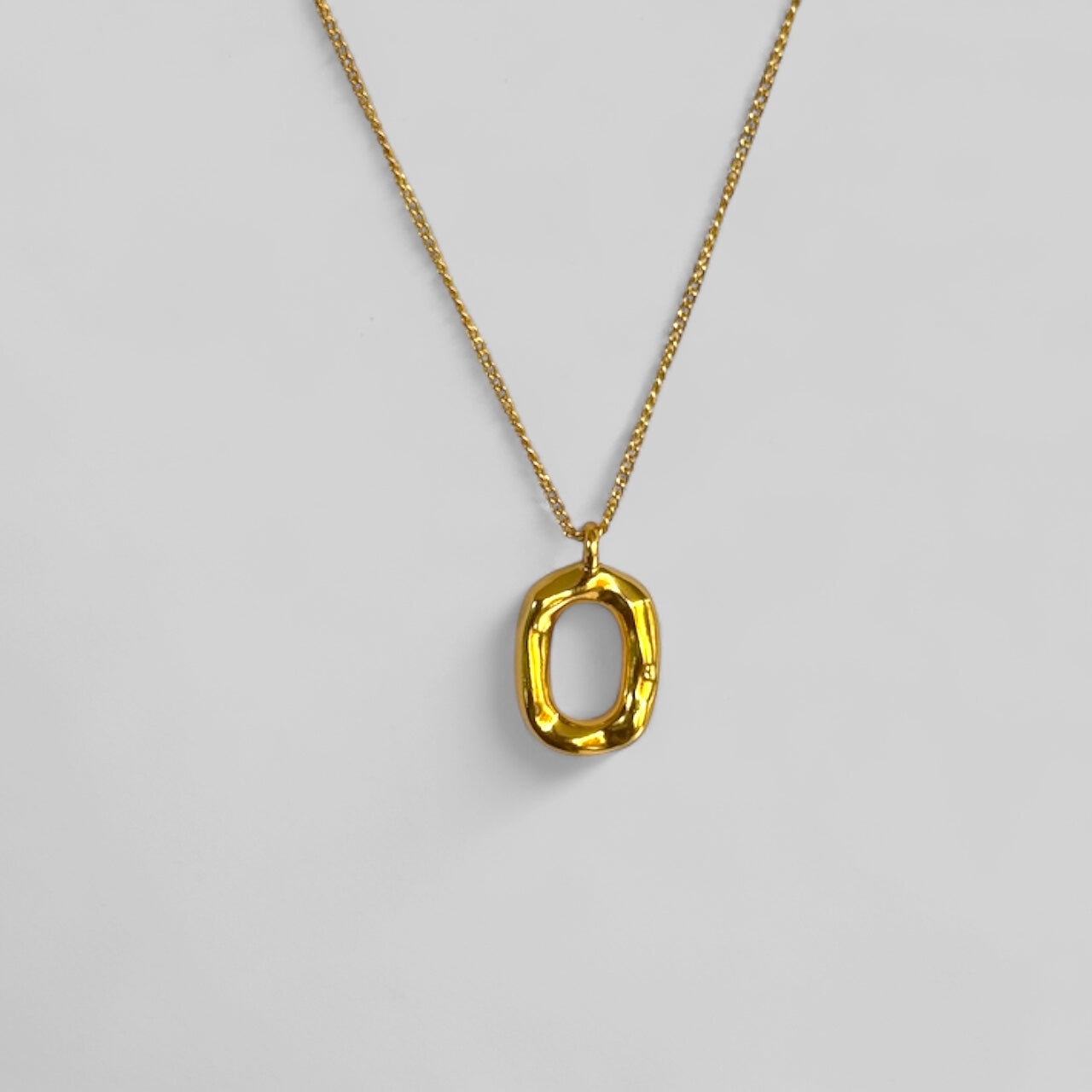Donut Halskette „Luna“ – aus 925 Silber oder Silber 18K vergoldet