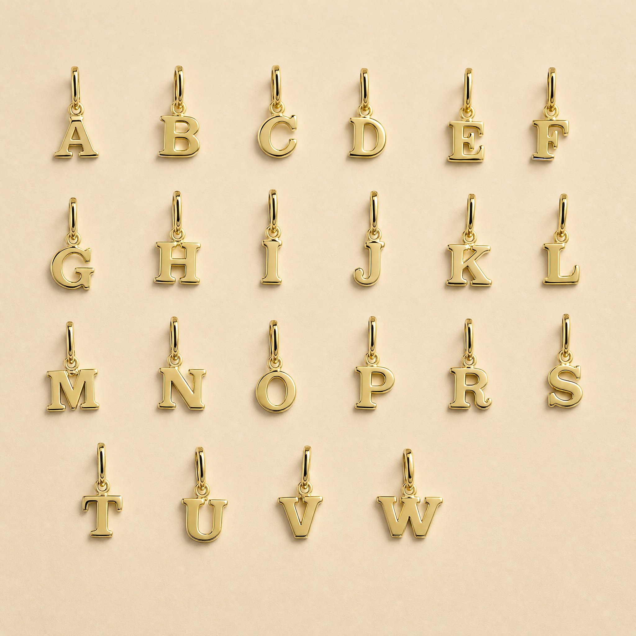 Or – Pendentif Lettre Inita en Or 333 avec ou sans chaîne