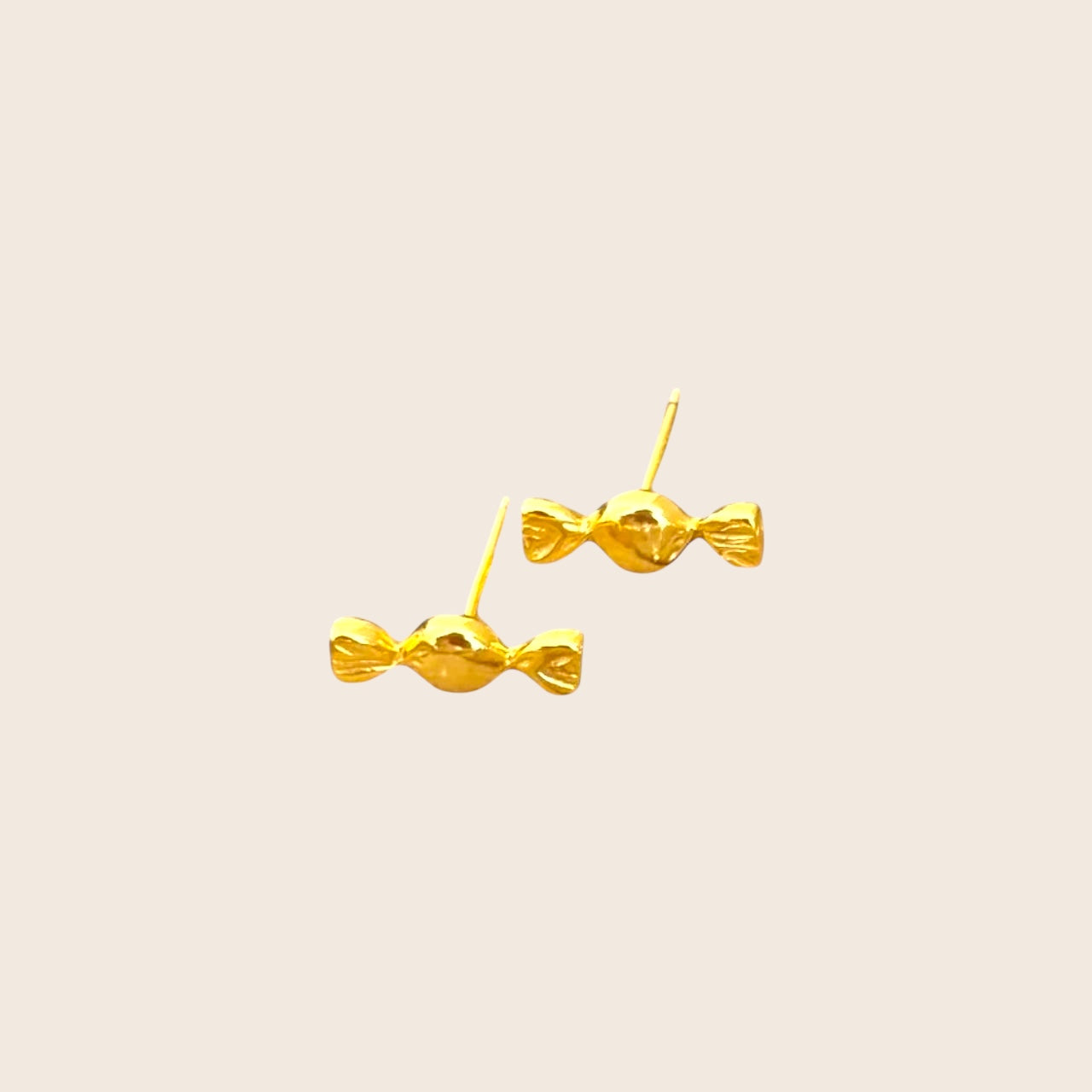 Bon-Bon Mini Stud Earrings 925 Silver Gold Plated