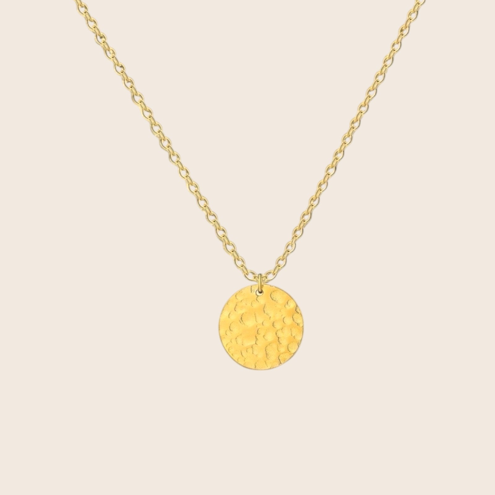 Harmony Coin Necklace – 18K Gold Plated Stainless Steel