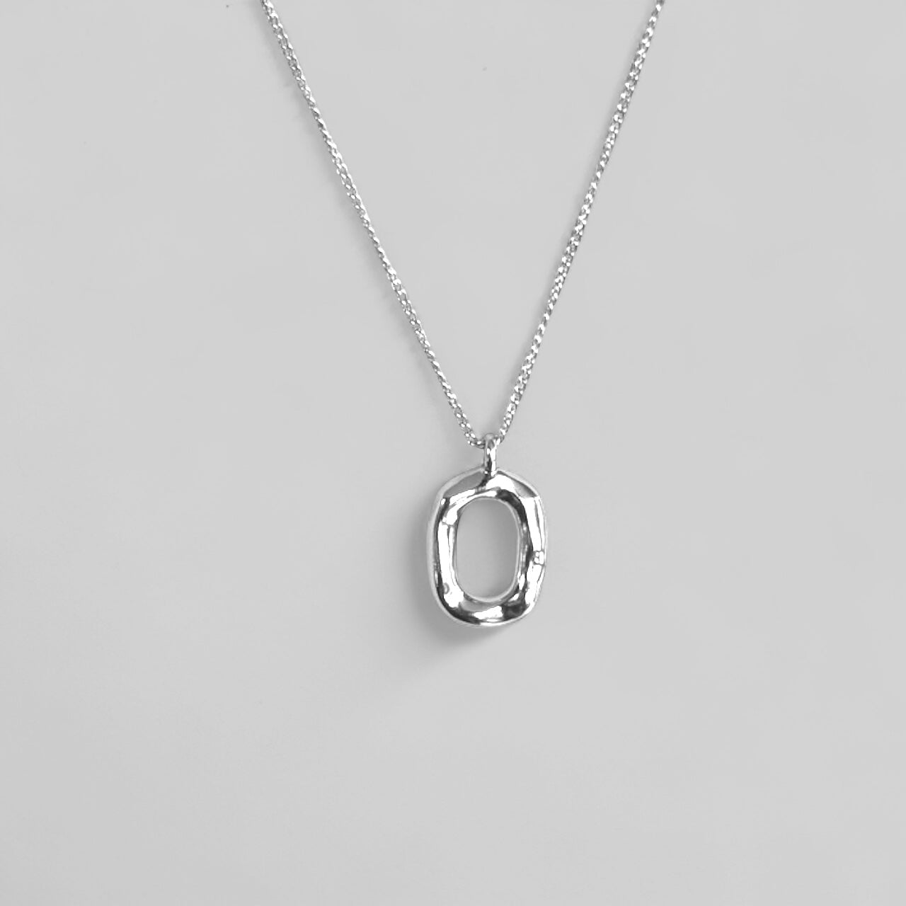 Donut Halskette „Luna“ – aus 925 Silber oder Silber 18K vergoldet