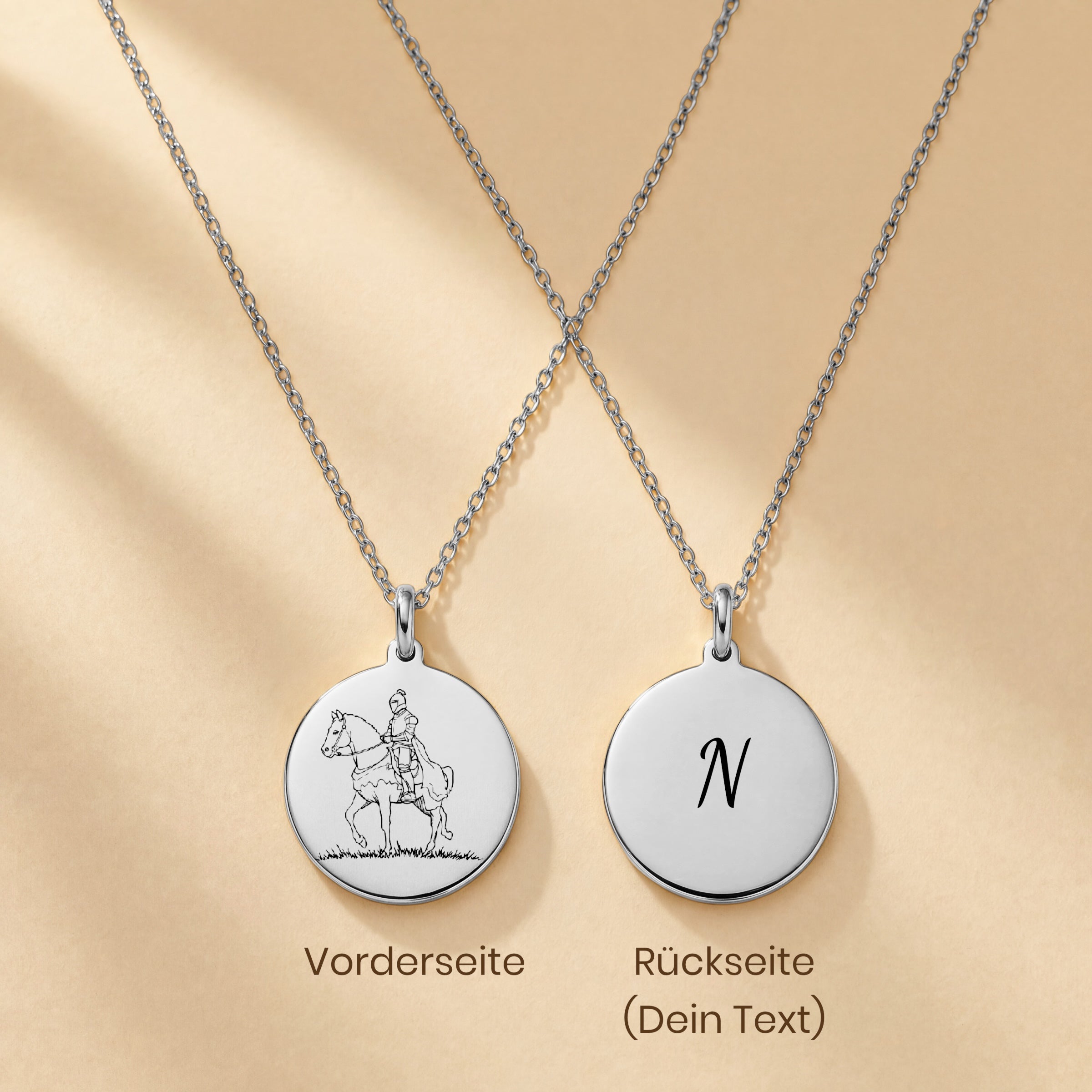 Homeland Jewelry – Rider of Madara Engraved Pendant – Sign of Connection to Bulgaria