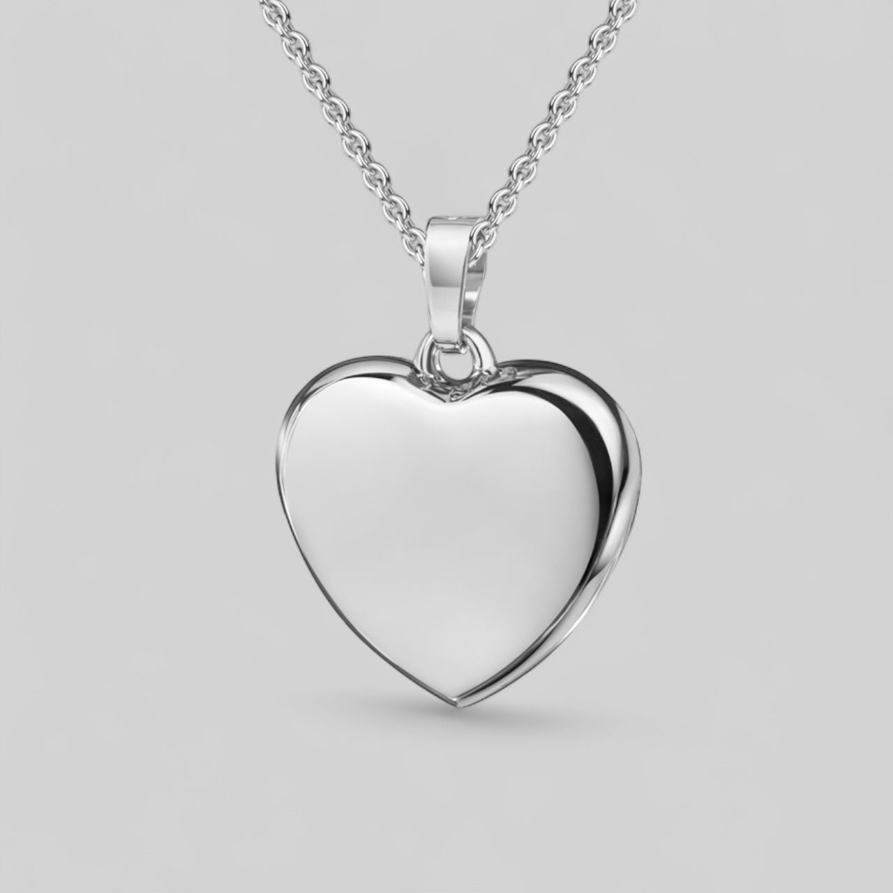 Personalisierbare Herz-Halskette - elegantes Collier aus 925 Silber