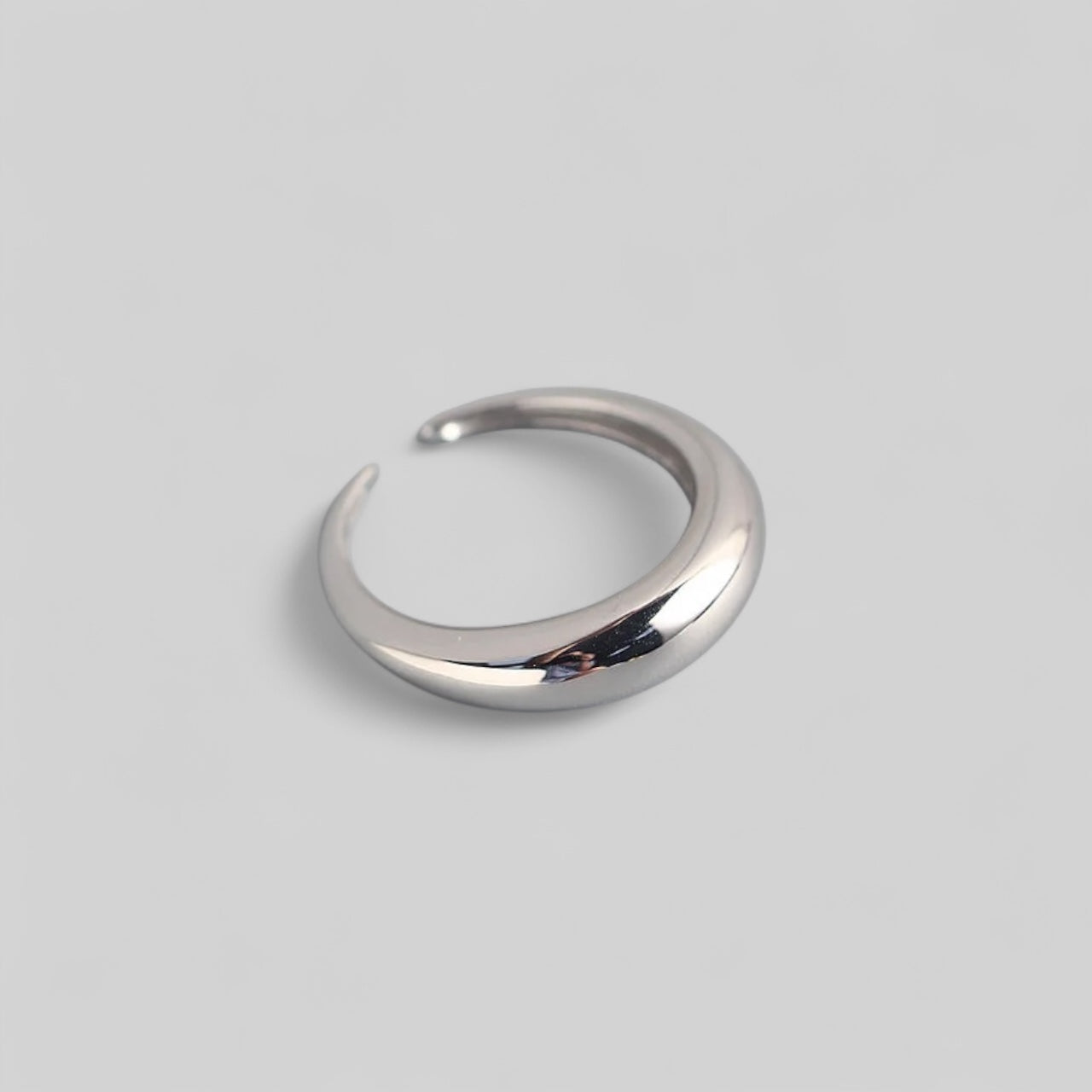 Minimalistischer Klassischer Ring – aus 925er Silber vergoldet
