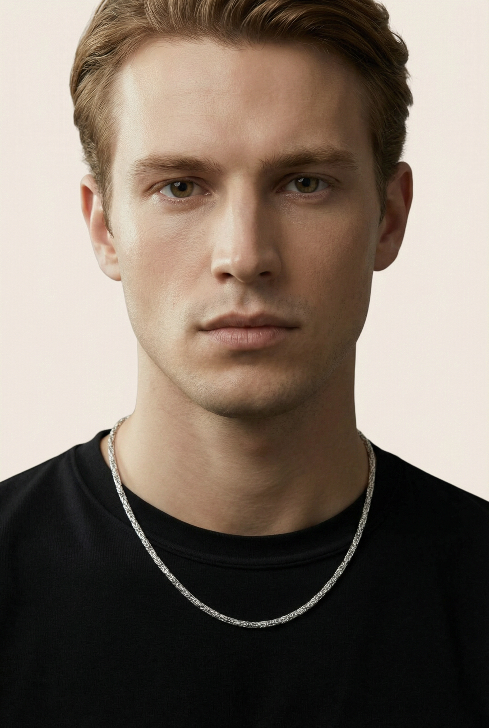 Massive Königskette 3,2mm aus 925 Silber - Unisex