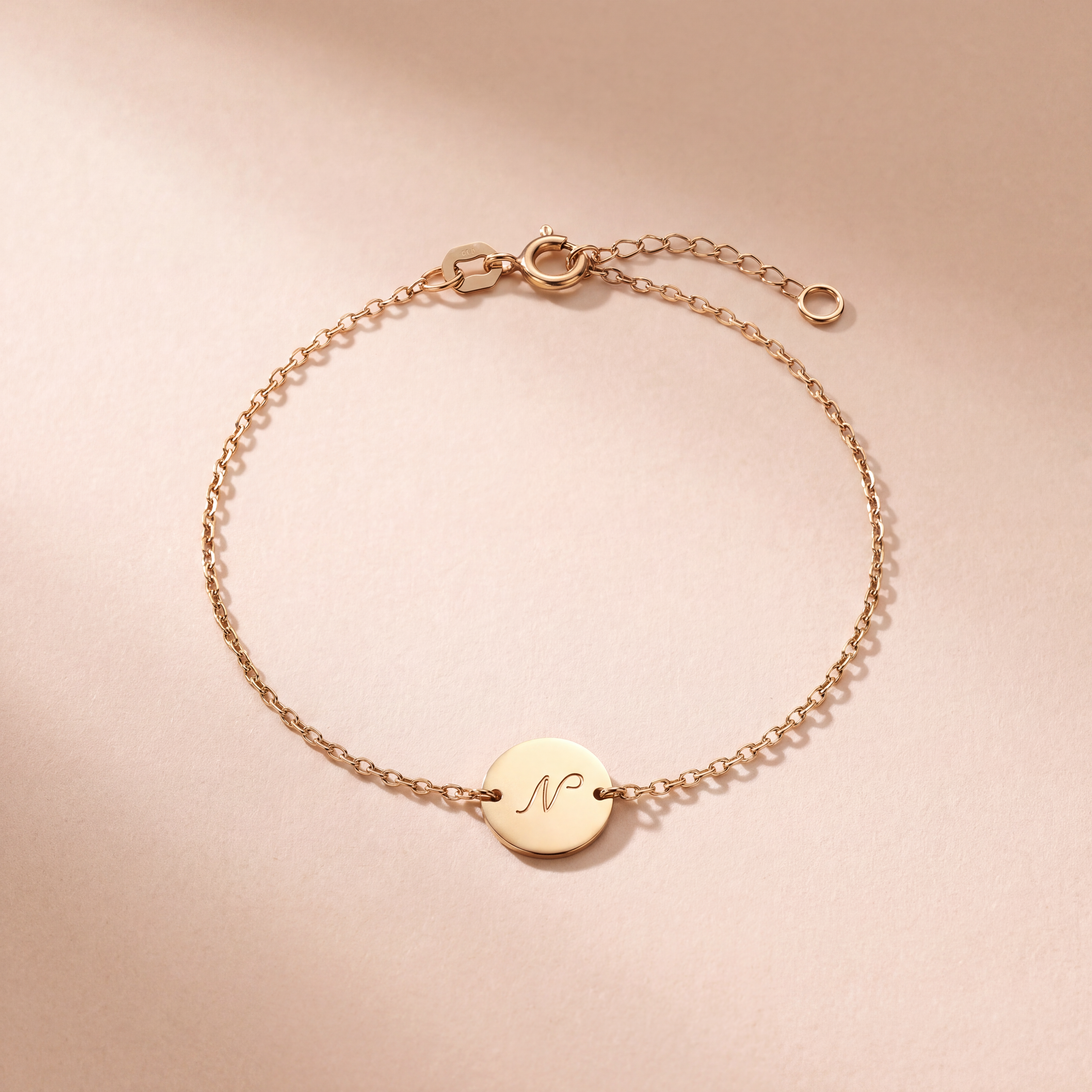 Or 333 – Aven – Bracelet à plaquette personnalisé